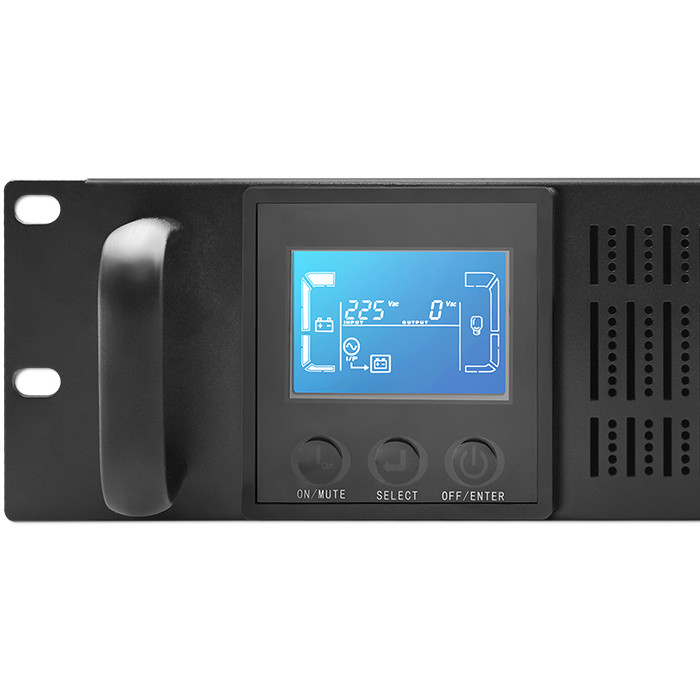 Qoltec Rack-USV 53946 | 2kVA | 1600W | LCD