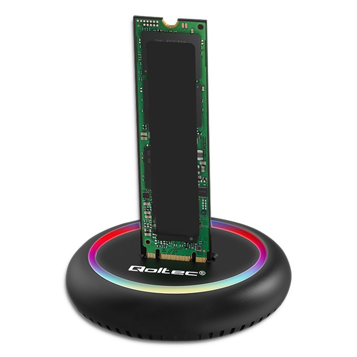 Qoltec Dockingstation 52275 | USB-C | 2TB