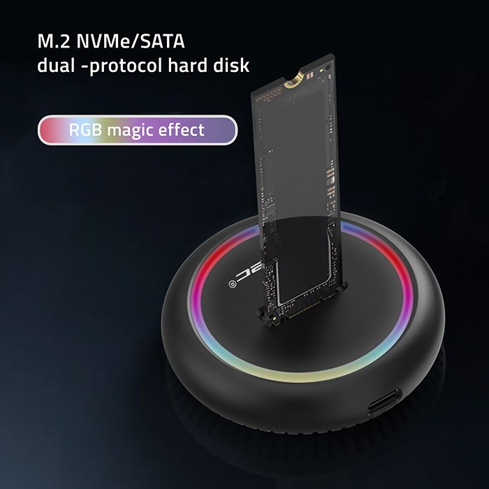 Qoltec Dockingstation 52275 | USB-C | 2TB