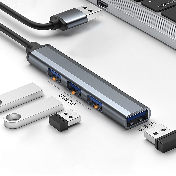 Qoltec USB-Hub 53793 | USB 3.0 | 3x USB 2.0