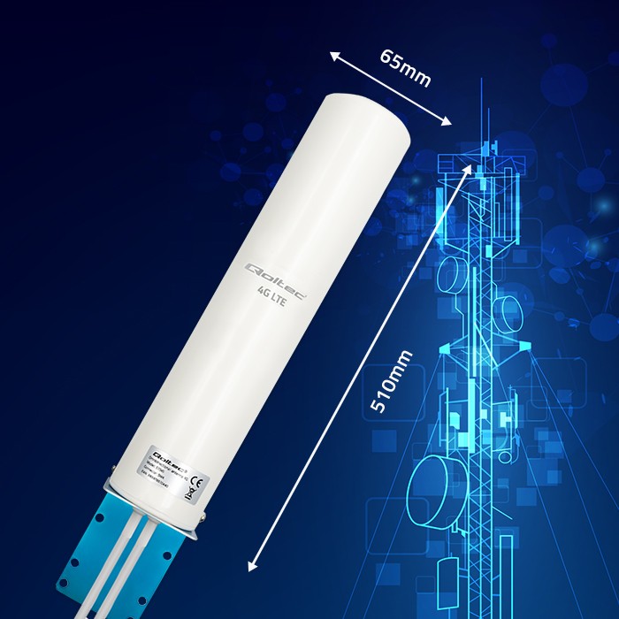 Qoltec LTE-Antenne 57045 | 12dBi