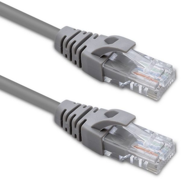 Qoltec Kabel-Patchkabel UTP | CAT5e | 2 x RJ-45 | 1m | Hohe Geschwindigkeit | Gold