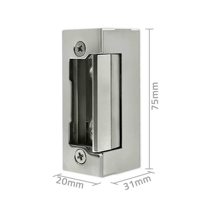 Qoltec Electric strike | 12V | Stainless steel