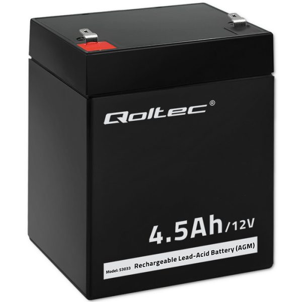 Qoltec AGM-Batterie 53033 | 12V | 4.5Ah
