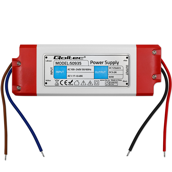 Qoltec LED-Netzteil 50935 | 60W | 12V | 5A