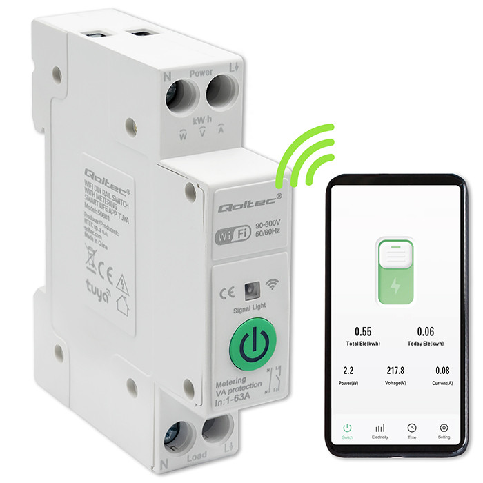 Qoltec Strommessgerät 50881 | 63A