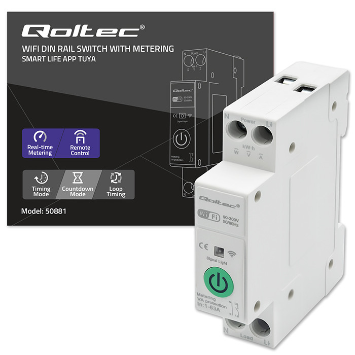 Qoltec Strommessgerät 50881 | 63A
