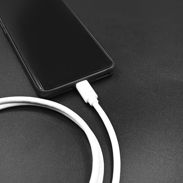 Qoltec USB-C-Kabel 50508 | 1m | Weiß