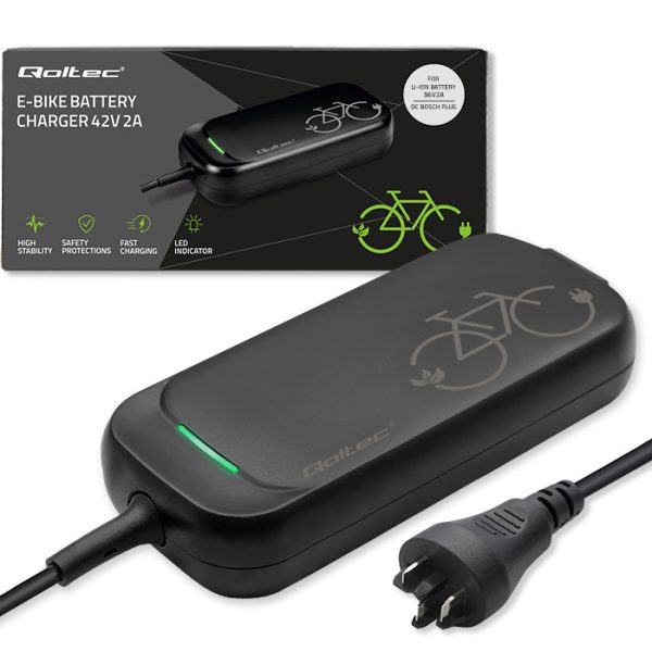 Qoltec E-Bike-Ladegerät 50762 | 36V | 42V | 2A