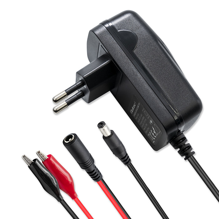 Qoltec Batterieladegerät mit Reparaturfunktion 52424 | 12V | 1A