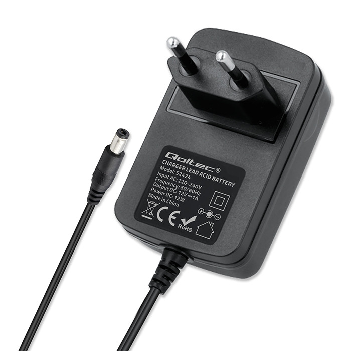 Qoltec Batterieladegerät mit Reparaturfunktion 52424 | 12V | 1A