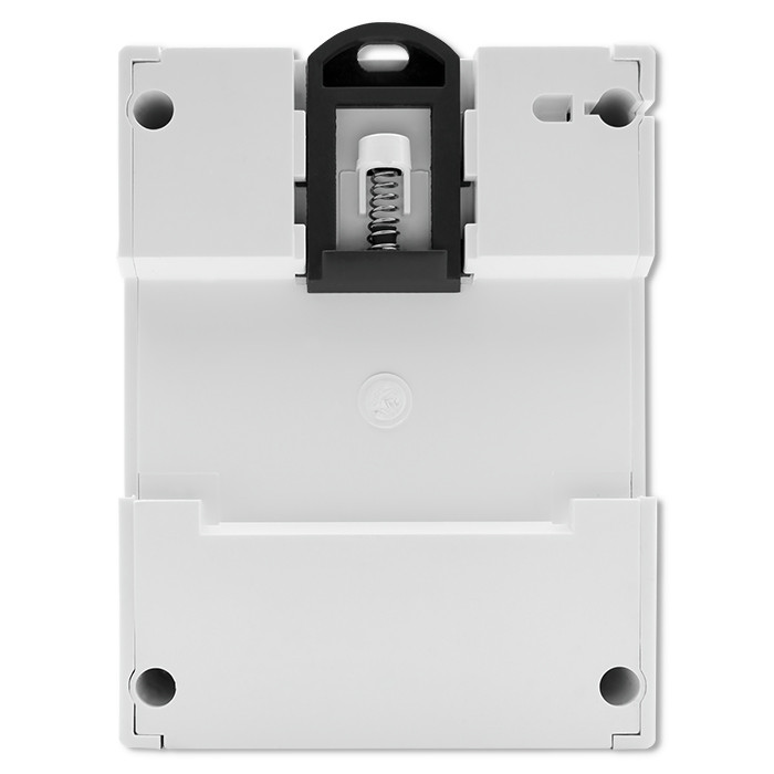 Qoltec Three-phase electronic meter | DIN rail energy consumption meter | 400V | 100A | LCD | 4P