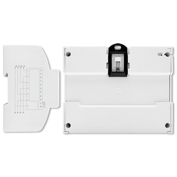 Qoltec Three-phase Bidirectional Electronic Meter | DIN Rail Energy Meter | 400V | 100A | LCD | 4P