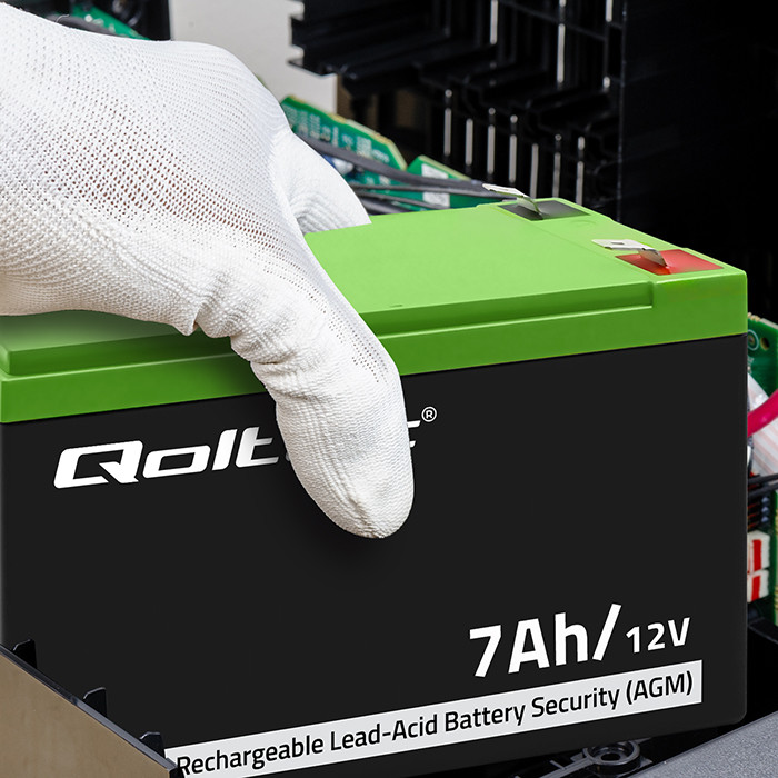 Qoltec AGM-Batterie 53076 | 12V | 7Ah