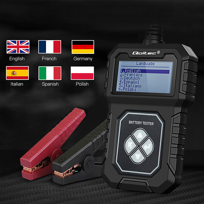 Qoltec Batterietester 50686 | 12V | 30-220AH