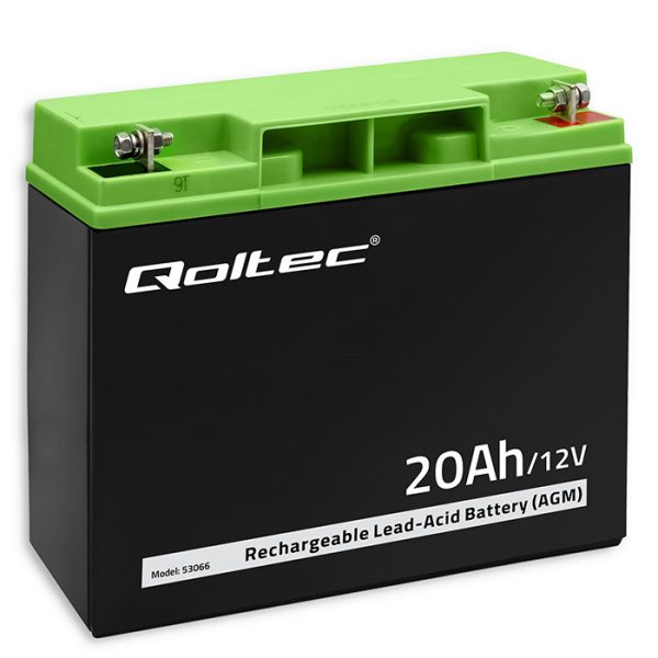 Qoltec AGM-Batterie 53066 | 12V | 20Ah