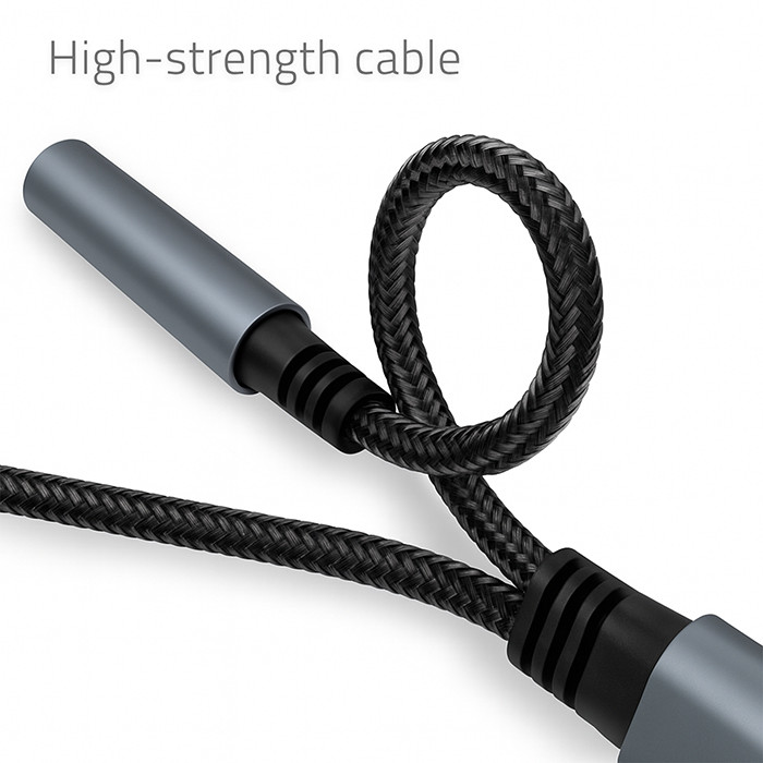 Qoltec USB-Adapter 51785 | 3.5mm | 15W | USB-C | 10cm