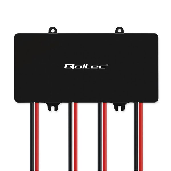 Qoltec Spannungsausgleicher für 48V-Batterien 4 x 12V | 10A | LiFePO4 AGM GEL