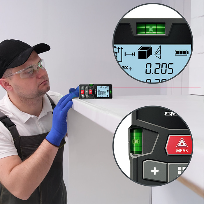 Qoltec Laser-Entfernungsmesser 50687 | 50m