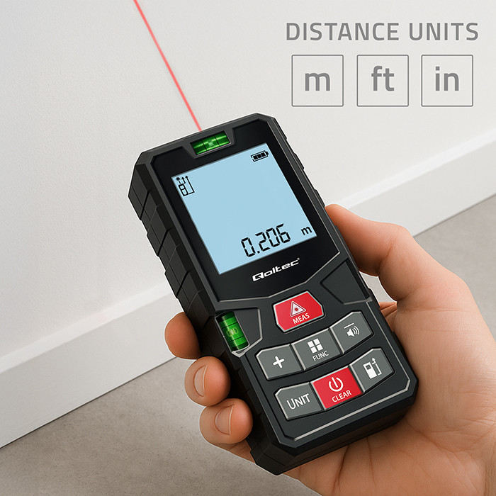 Qoltec Laser-Entfernungsmesser 50687 | 50m