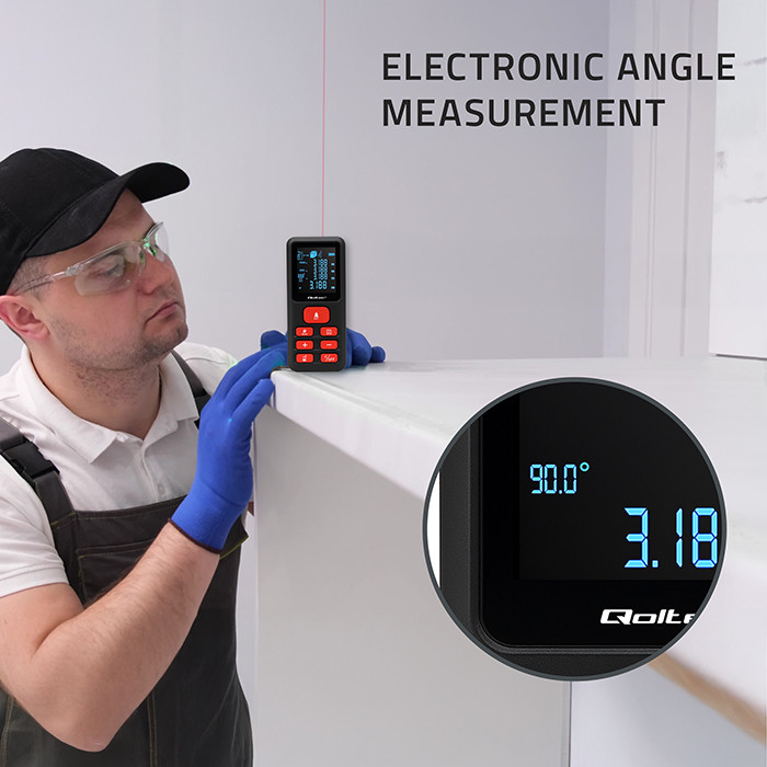 Qoltec Laser-Entfernungsmesser 50688 | 50m