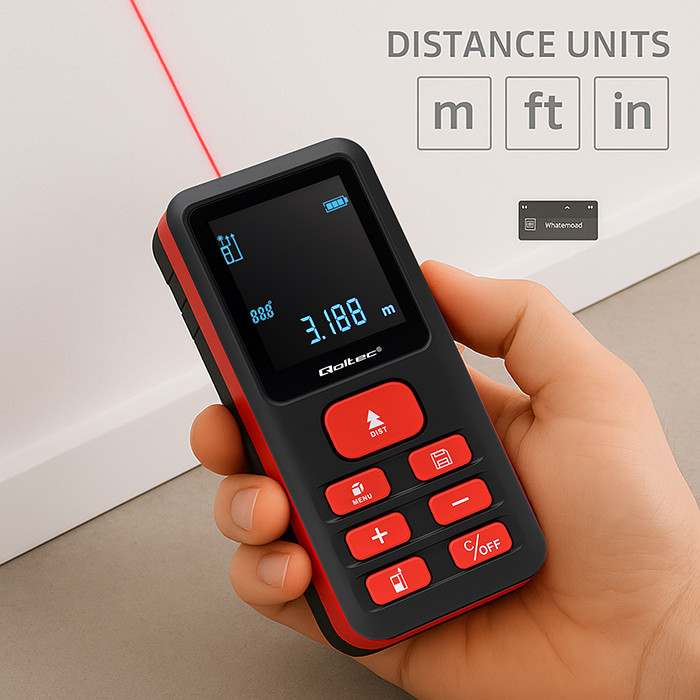 Qoltec Laser-Entfernungsmesser 50688 | 50m