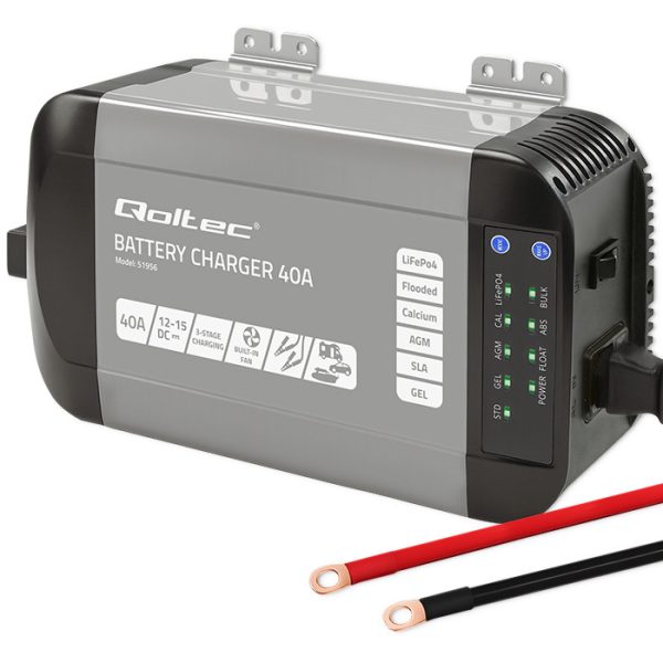 Qoltec Batterieladegerät Monolith 51956 | 40A | 12V