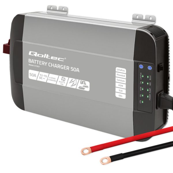 Qoltec Batterieladegerät Monolith 51957 | 50A | 12V