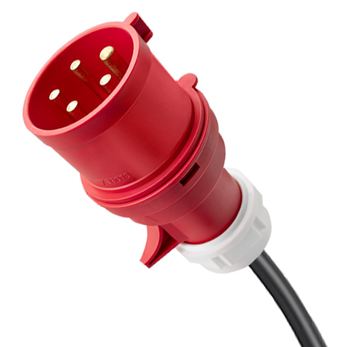 Qoltec Mobile EV Electric Car Charger with 2in1 Type 2 Adjustment | 11kW | 400V | CEE 32A | Wifi | TUYA | SMART LIFE | LCD | Portable | 5m
