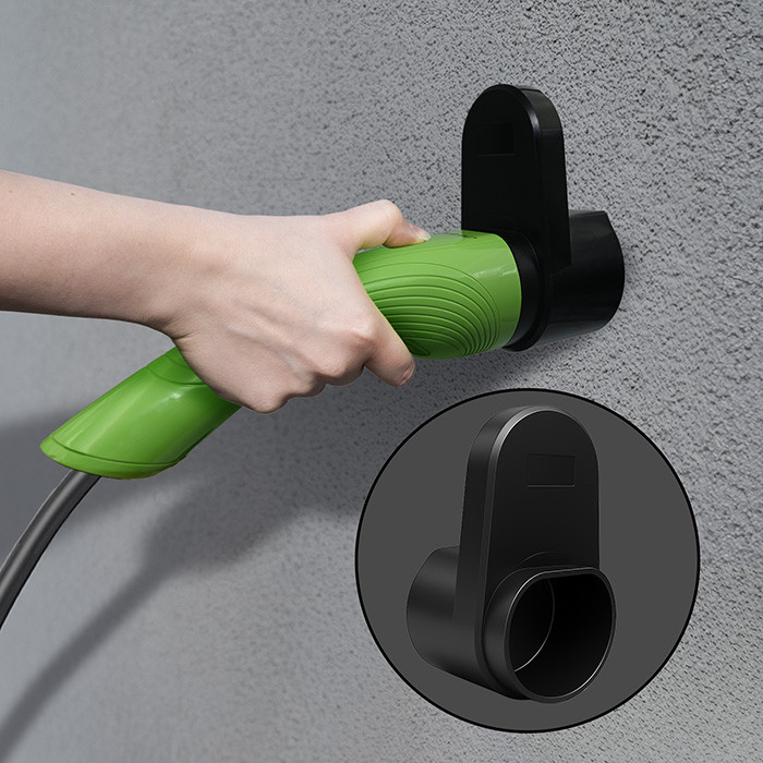 Qoltec Mobile EV Electric Car Charger with 2in1 Type 2 Adjustment | 22kW | 400V | CEE 32A | Wi-fi | TUYA | SMART LIFE | LCD | Portable | 7m