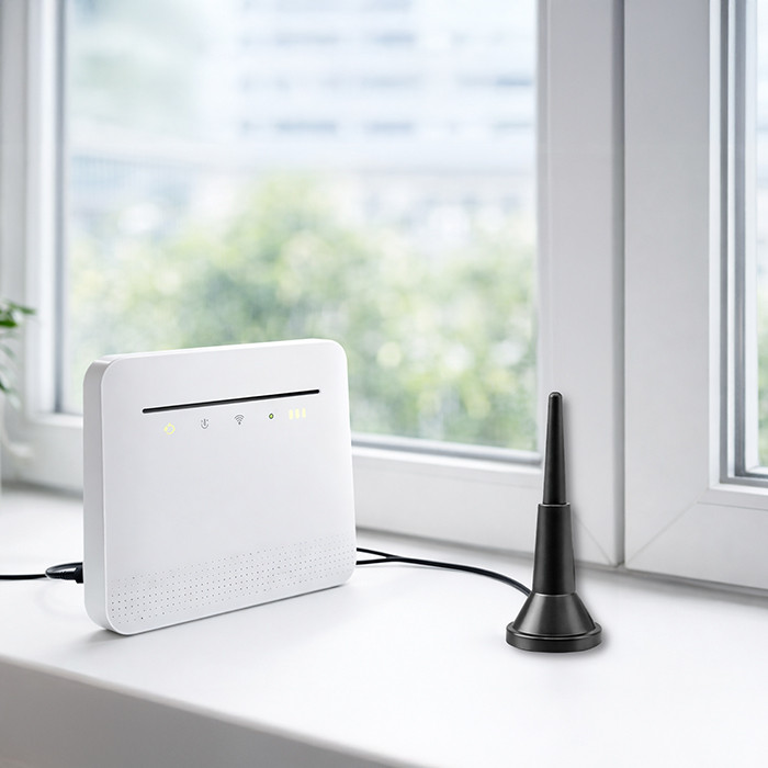 Qoltec LTE-Antenne 57058 | 5dBi | 2700 MHz | 3m | 600-2700 MHz