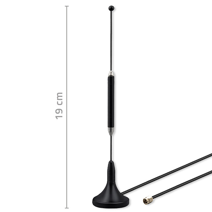 Qoltec LTE-Antenne 57059 | 5dBi | 2700 MHz | 3m | 600-2700 MHz