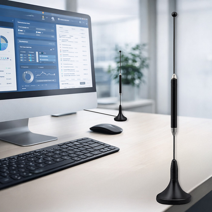 Qoltec LTE-Antenne 57059 | 5dBi | 2700 MHz | 3m | 600-2700 MHz