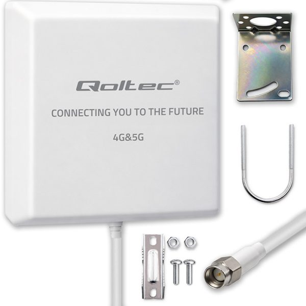 Qoltec LTE-Antenne 57062 | 9dBi | 3m
