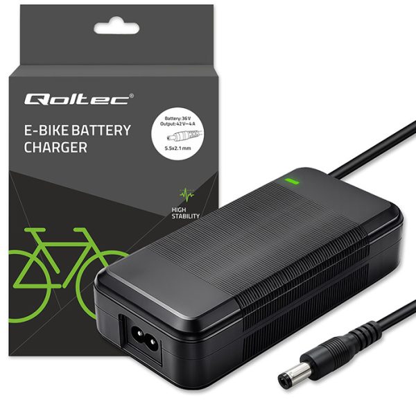 Qoltec E-Bike-Ladegerät 52612 | 36V | 42V | 4A