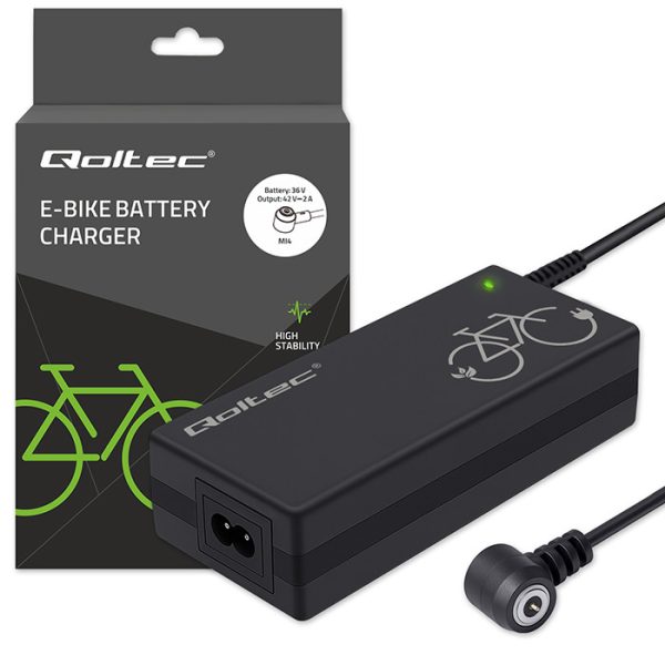Qoltec E-Bike-Ladegerät 52614 | 36V | 42V | 2A