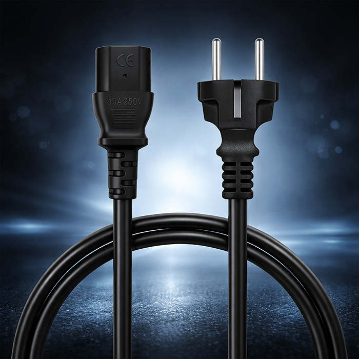 Qoltec Netzkabel 54626 | 1.5m | 3x1.00mm²
