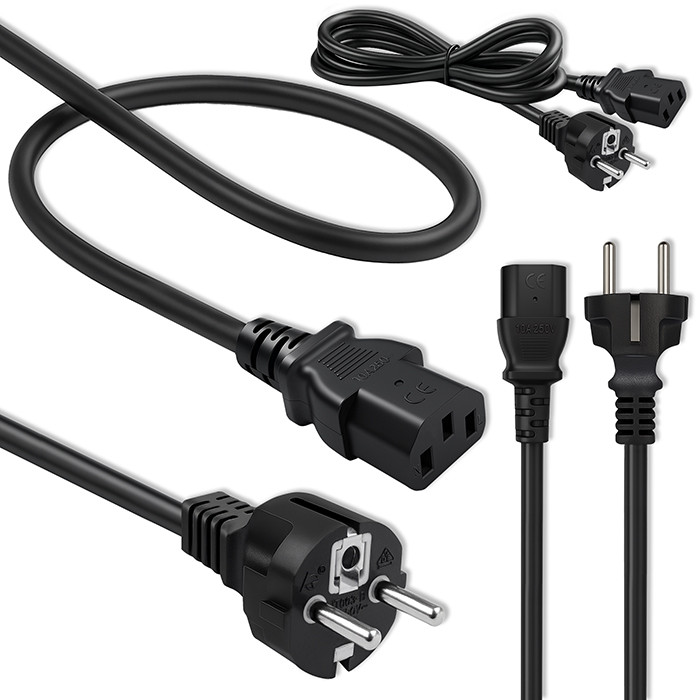 Qoltec Netzkabel 54626 | 1.5m | 3x1.00mm²