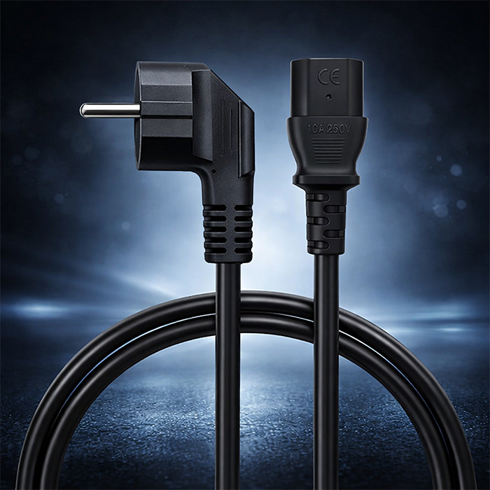 Qoltec Netzkabel 54619 | 1.8m | 3x1.00mm²