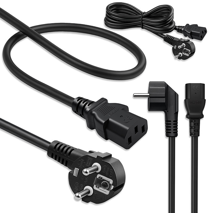 Qoltec Netzkabel 54623 | 3m | 3x1.00mm²