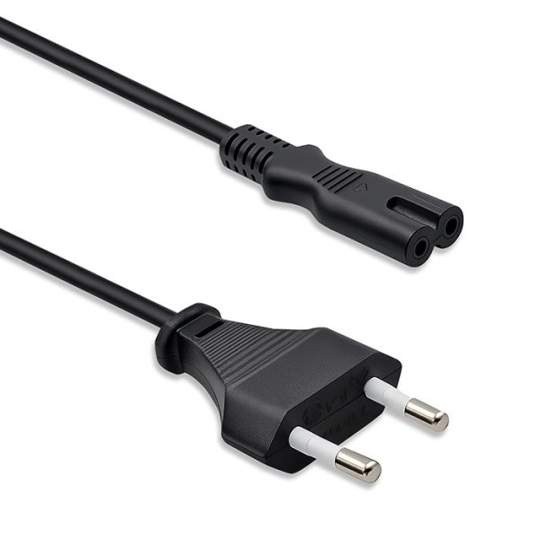 Qoltec Netzkabel 54628 | 1m | 2x0.75mm²