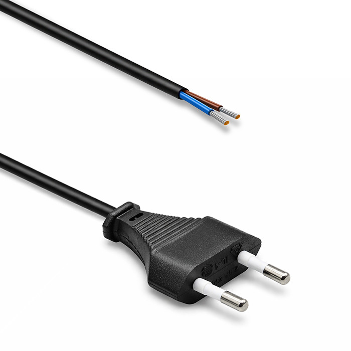 Qoltec Netzkabel 54594 | 1.8m | 2x0.75 mm²