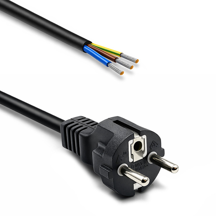 Qoltec Netzkabel 54597 | 1.8 m | 3x1.00 mm²