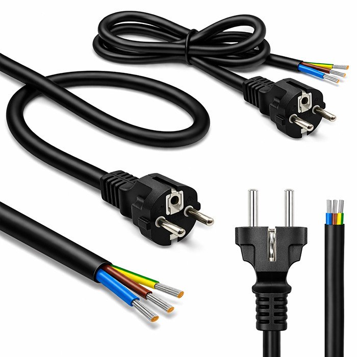 Qoltec Netzkabel 54597 | 1.8 m | 3x1.00 mm²