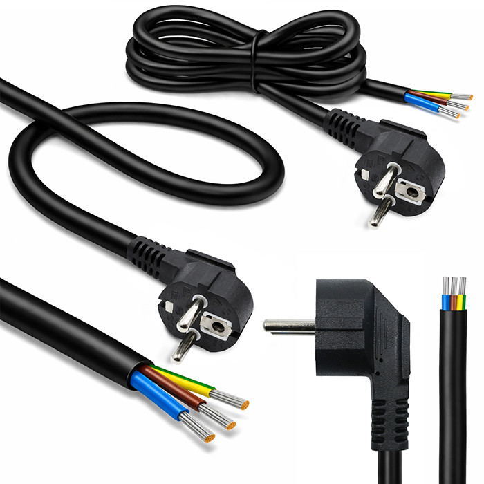 Qoltec Netzkabel 54611 | 3 m | 3x1.50 mm²