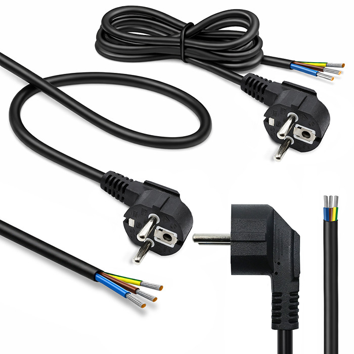Qoltec Netzkabel 54610 | 3m | 3x0.75 mm²