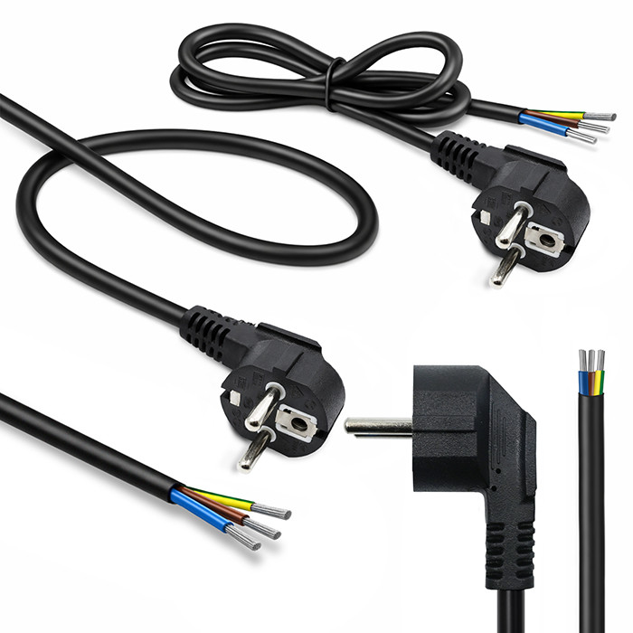 Qoltec Netzkabel 54607 | 1.5m | 3x0.75 mm²