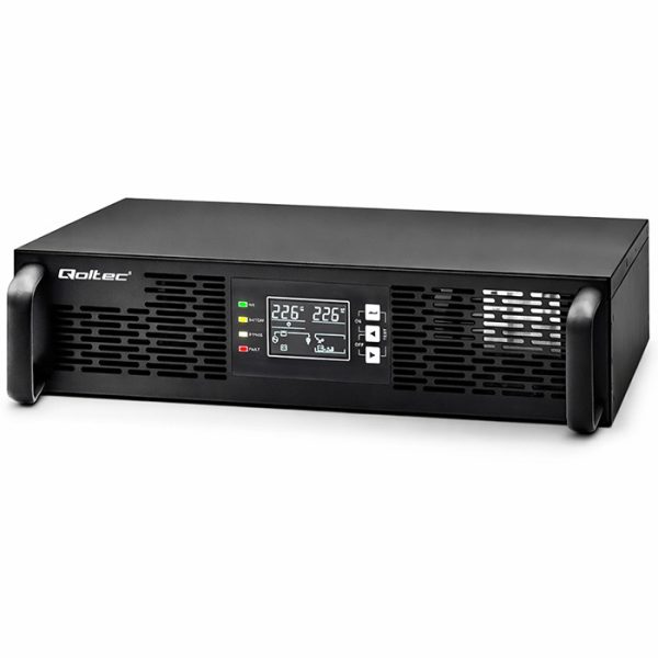 Qoltec Rack-USV 52285 | 1kVA | 1000W | LCD | USB