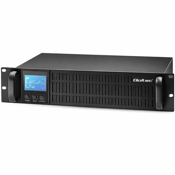 Qoltec Rack-USV 53946 | 2kVA | 1600W | LCD