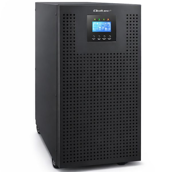 Qoltec Dreiphasige USV 52288 | 20kVA | 20kW | LCD | USB